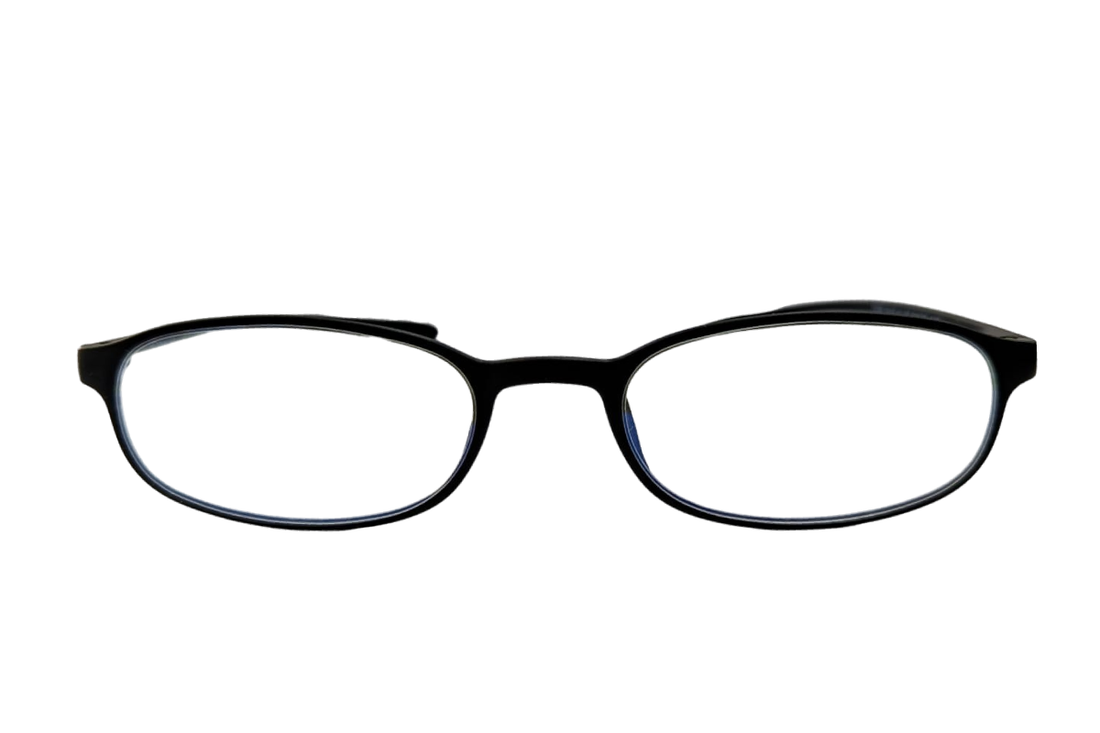 Reading Glass Blue Cut