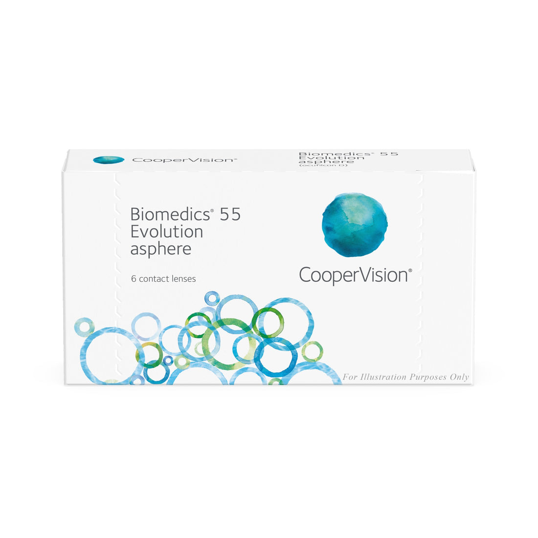 Cooper Vision  Biomedics 55 Evolution Asphere Monthly Pack Of 6